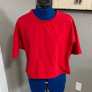 Women's Vibrant Red Short Sleeve Tee